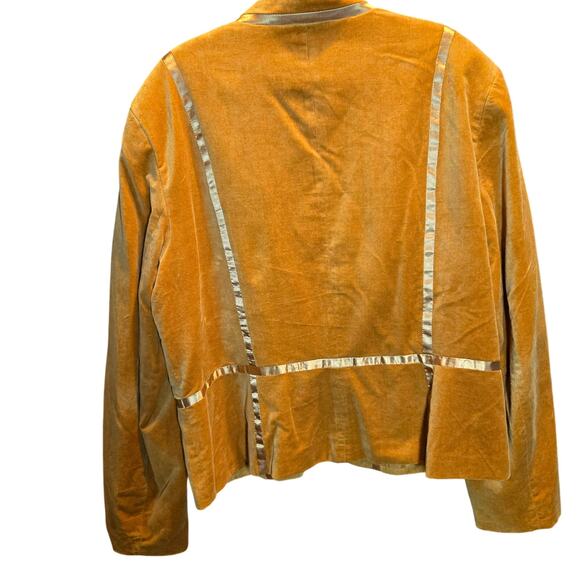 Metro Style 20W Yellow Hook Eye Women's Blazer Jacket Suit Coat Plus 2X XXL 2XL - Picture 4 of 5